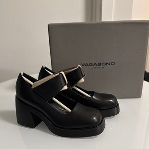 Vagabond |BWT|Size 37|Women's Black Mary Jane Shoes